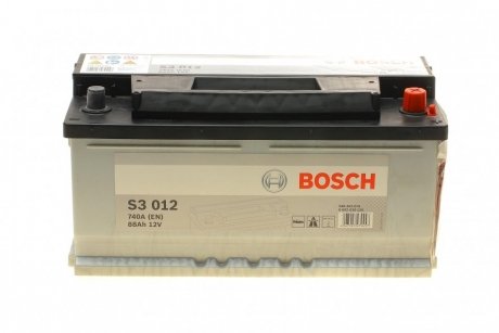 Аккумулятор 88Ah-12v (S3012) (353x175x175),R,EN740 BOSCH 0092S30120