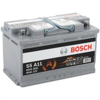 Аккумулятор AGM 80 а/ч BOSCH 0 092 S5A 110