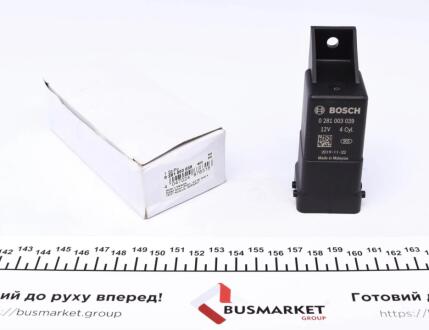 Реле свічок накалювання Fiat Ducato 3.0D 06- / Iveco Daily 3.0 07- BOSCH 0 281 003 039