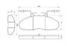 Колодки тормозные передние RENAULT Messenger B 120.35 BOSCH 0986424080 (фото 6)