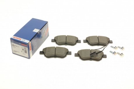 Тормозные колодки дисковые передние Fiat Doblo 1.3JTD 1.9JTD 1.4i 2005- BOSCH 0986424597