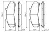 FORD Колодки тормозные передние EXPLORER 4.0 V6 93- BOSCH 0986424656 (фото 5)