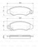 Гальмівні колодки дискові BOSCH 0986424804 (фото 1)