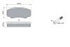 CITROEN Торм. кол. зад. JUMPER 1.9-2.5D,TD 02- BOSCH 0986424876 (фото 4)