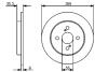 Тормозной диск BOSCH 0986479420 (фото 1)