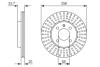 Диск тормозной BOSCH 0986479853 (фото 1)