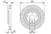 Диск гальмівний BOSCH 0986479W52 (фото 1)