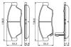 Гальмівні колодки дискові BOSCH 0986494238 (фото 6)