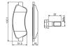 Гальмівні колодки перед. Citroen Berlingo 01-/Peugeot Partner/206/307 00- BOSCH 0 986 494 270 (фото 1)