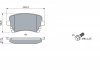 Тормозные колодки дисковые задние AUDI A4/A6/A8 04-; VW T5 BOSCH 0986494303 (фото 5)