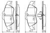 Тормозные колодки перед. VW LT -06 BOSCH 0986494504 (фото 7)