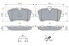 Гальмівні колодки, дискові BOSCH 0986494607 (фото 4)
