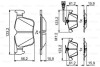 VW Колодки торм. зад. AUDI A3 17- BOSCH 0986494835 (фото 1)