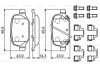 Колодки тормозные дисковые BOSCH 0986494935 (фото 1)