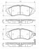 Колодки гальмові дискові передні CHEVROLET Lacetti, Epica 2.0 BOSCH 0986495059 (фото 1)