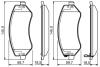Колодки гальмівні дискові BOSCH 0986495117 (фото 1)