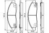 ISUZU Тормозные колодки передн.GREAT WALL Hover 06-, ISUZU D-Max 2,5D 07- BOSCH 0986495159 (фото 5)