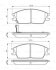 Колодка гальм. диск. HYUNDAI ACCENT передн. BOSCH 0986495221 (фото 1)