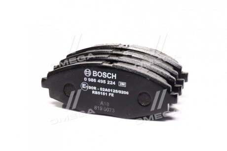 Колодки гальмівні BOSCH 0986495224 (фото 1)