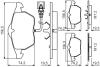 Тормозные колодки дисковые BOSCH 0 986 495 249 (фото 1)