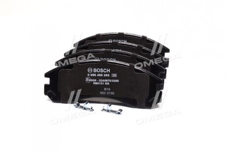 Гальмівні колодки BOSCH 0986495252 (фото 1)