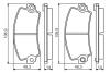 Колодки гальмівні дискові BOSCH 0986495270 (фото 5)