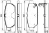 MITSUBISHI Тормозные колодки задн.Carisma 95- BOSCH 0986495326 (фото 1)