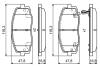 HYUNDAI Тормозные колодки пер. I10, KIA Picanto (без ESP) BOSCH 0986495377 (фото 1)
