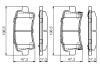 Комплект тормозных колодок, дисковый тормоз BOSCH 0986495444 (фото 1)