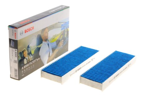 Filter + CITROEN Фильтр салона (антиалергенный) уголь (2шт.) C4 02- BOSCH 0986628568