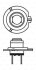 Автолампа (12V 55W H7 PURE LIGHT бокс 2 шт) BOSCH 1987301406 (фото 6)