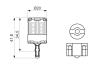Автолампа светодиодная (W21W 12V 2,5W LED 6000K COOL) BOSCH 1987301524 (фото 2)