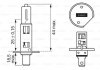 Лампа H1 12V 55W P14,5s Plus 30 BOSCH 1987302012 (фото 6)