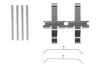 TOYOTA К-т установочный пер. торм. колодок HILUX VII 2.5 D-4D 4WD 07-15, LAND CRUISER 80 4.2 TD 90-97, LAND CRUISER 90 3.4 i 24V 96-02 BOSCH 1987474485 (фото 2)
