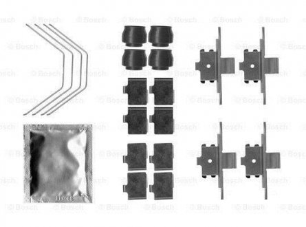 Комплектуючі тормозных колодок MAZDA 6 -13 BOSCH 1987474739 (фото 1)