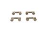 MITSUBISHI пластини для установки колодок (4шт.) Airtrek, Galant VI, Grandis, L200/400, Outlander, Pajero II,III,IV, Citroen C-Crosser BOSCH 1987474825 (фото 1)