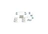 Установочный к-кт. торм. кол. MAZDA 323 -98 BOSCH 1987475123 (фото 4)