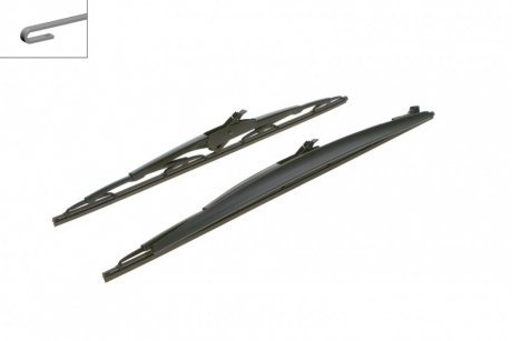 Щетки стеклоочистителя TWIN (580x500) BMW E46 3-serie 98-05 BOSCH 3397001394 (фото 1)