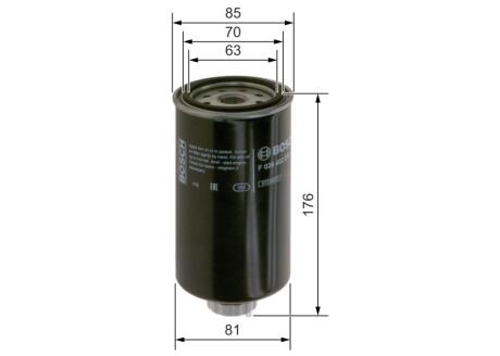 Паливний фільтр BOSCH F026402270