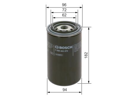 Фільтр паливний BOSCH F026402275