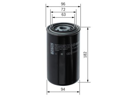 Фильтр топлива DAF 01- BOSCH F026402790
