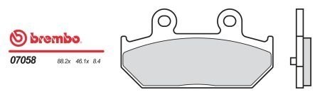 Гальмівні колодки BREMBO 07058XS