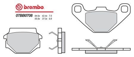 Гальмівні колодки BREMBO 07BB07TT