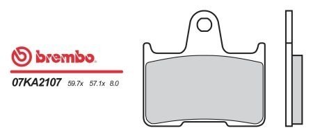 Гальмівні колодки BREMBO 07KA2107 (фото 1)