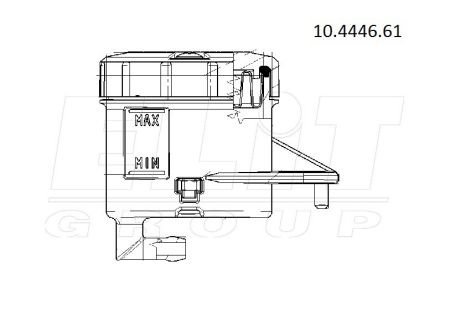 Бачок гальмівної рідини BREMBO 10444661