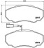 Тормозные колодки к-кт. BREMBO P23 091 (фото 1)