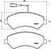Тормозные колодки к-кт. BREMBO P23 136 (фото 1)