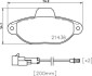 Тормозные колодки к-кт. BREMBO P24 147 (фото 1)