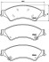 Тормозные колодки к-кт. BREMBO P24 153 (фото 1)
