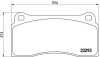 Тормозные колодки к-кт. BREMBO P36 018 (фото 1)